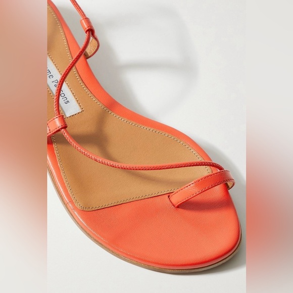 NEW Emme Parsons Susan Leather Sandals Red Size 36 - Picture 5 of 5